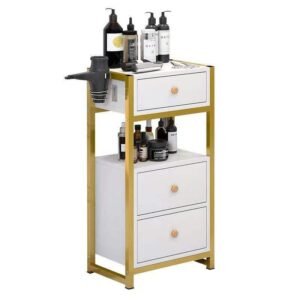 Mueble Organizador Estetica Barberia Multiusos Estante Auxiliar Soporte