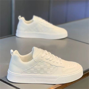 Tenis Casuales Hombre Transpirables Con Cuadros Deportivos Blanco Con Negro Cuadricula 29 Mx