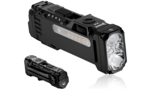 Lámpara Recargable LED Portátil Linterna Emergencia Blanca