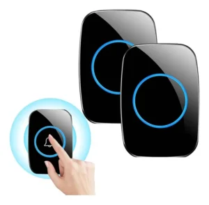 Timbre inalámbrico casa inteligente 60 melodías LED Impermeable