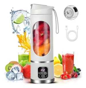 Licuadora Portátil Profesional 450ml 3 Velocidades 12 Cuchillas