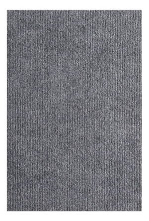 Alfombra Decorativa Anti Rasguños De Gato Resistente 1 M 40 Cm Liso Gris