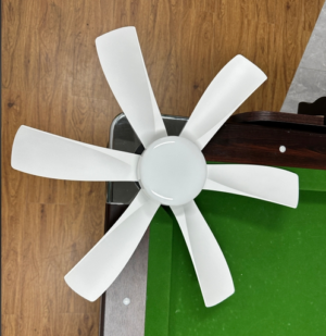 Ventilador De Techo Con Luz Con  Control Remoto Blanco 51 Cm Blanco Plástico 6