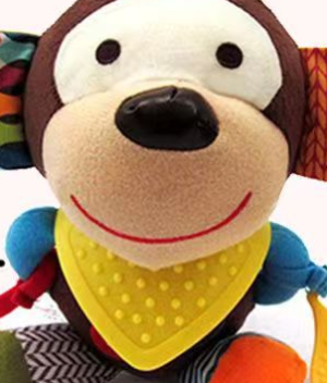 Juguete Peluche Bebe Mordedera Texturas Estimulación Varios Zorrito