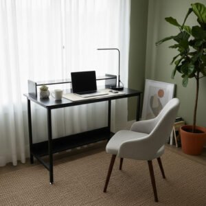 Escritorio Moderno Negro Multifuncional Oficina Recamara Negro