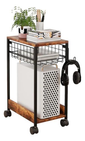 Carrito Organizador Base Cocina Multiusos Alacena Hogar Marrón