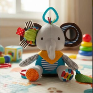 Juguete Peluche Bebe Mordedera Texturas Estimulación Varios Elefante