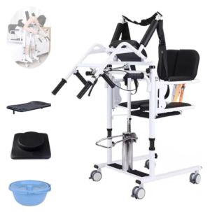 Silla de Transferencia Hidraulica para Pacientes con Arnés 200kg Comodo