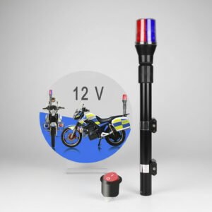 Torreta Para Motocicleta Telescopica De Luces Estroboscópica