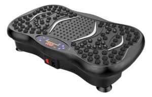 Plataforma Vibratoria Adelgazar Bandas Tonificación Fitnes Negro