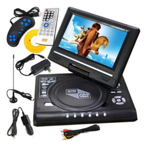 Reproductor Dvd Portátil Multifunción Hd 7.8 Pulgadas Negro