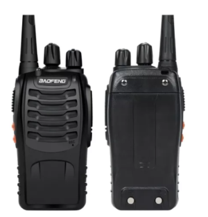 2 RADIOS BF-888S WALKIE TALKIE UHF CON MANOS LIBRES