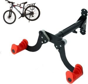 Soporte Pared Bicicleta Colgador de Bici Ajustable con Gancho
