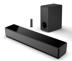 Barra de Sonido para TV con Subwoofer Bluetooth