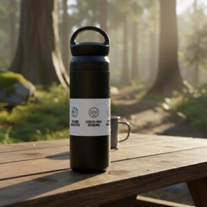 Termo Acero Inoxidable 500 Ml Con Tapa Negro