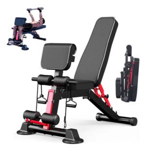 Banco Gym Multiposiciones Ajustable Dumbbell Bench Negro