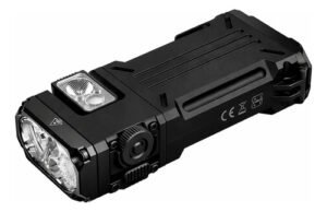 Linterna X4 Potentes Edc Recargable Rgb 1500 Lúmenes Blanco Negro