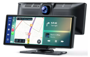 Pantalla para carro con Apple CarPlay y cámara trasera