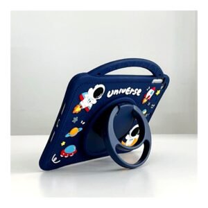 Funda Tablet Silicón con Manija Giratoria Astronauta