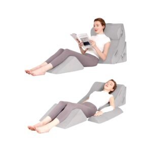 Almohada Cuña Ajustable Plegable para Descanso y Reflujo