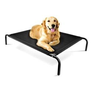 Cama elevada para perro gato mascota transpirable