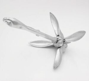 Ancla Plegable Galvanizada Para Kayak,Canoa Con cuerda