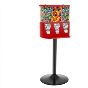 Máquina expendedora de dulces triple compartimento 3 en 1