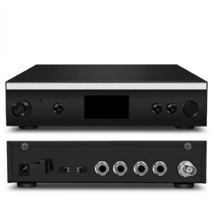 Sistema Inalambrico Doble Micrófono ER101T Solapa y Diadema UHF