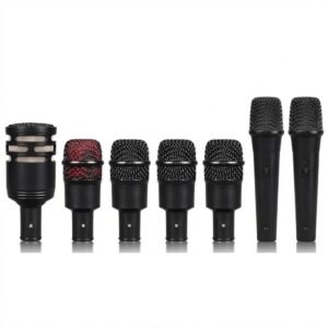 Kit de 7 micrófonos para batería DB Wealth con maletín