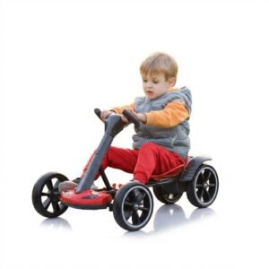 Carro Go Kart Eléctrico Plegable Niños Ajustable Velocidad