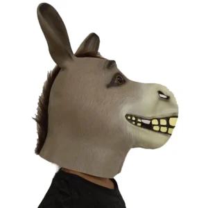 mascara burro shrek disfraz latex fiesta halloween