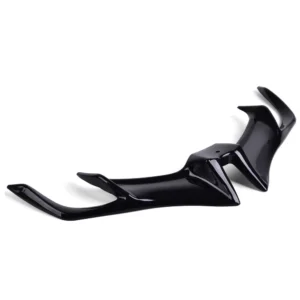 Alerón deflector de viento para moto universal negro