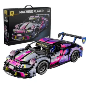 Auto de carreras armable con control remoto Gulf Racing