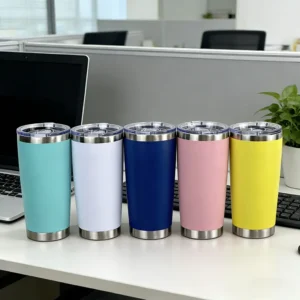 Termo Vaso 20 Oz Acero Inoxidable Térmico Para Cafe Portatil
