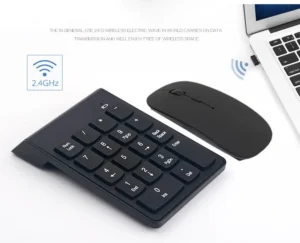 Teclado Numérico Y Mouse Inalámbricos 2.4g Inalámbrico