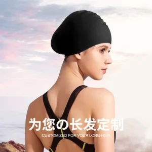 Gorro de natación silicona hombre y mujer alta elasticidad