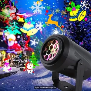 Proyector navideño luces led decoración interior exterior