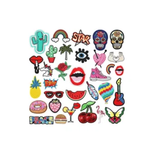 Parches bordados termoadhesivos decorativos variados