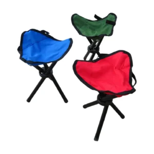 Silla plegable de camping tripié portátil ligera