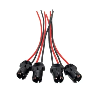 4 conectores arnes para foco t10 w5w con cables