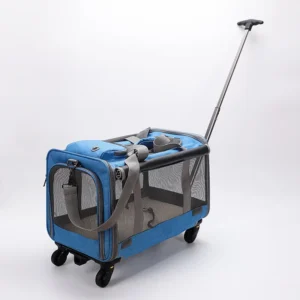 Maleta transportadora para mascotas con ruedas kennel M