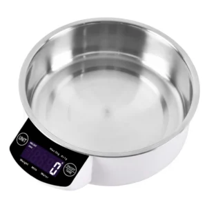 Báscula Digital Cocina 30kg Acero Inoxidable USB