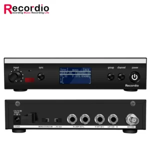 Sistema Inalambrico Doble Micrófono ER101T Solapa y Diadema UHF