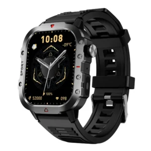 Smartwatch Deportivo Negro con Bluetooth
