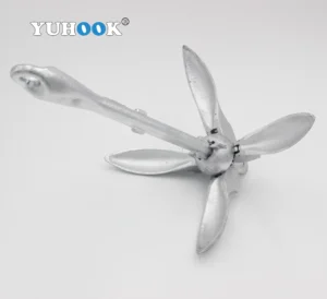 Ancla Plegable Galvanizada Para Kayak,Canoa Con cuerda