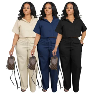 conjunto dama blusa y pantalón casual