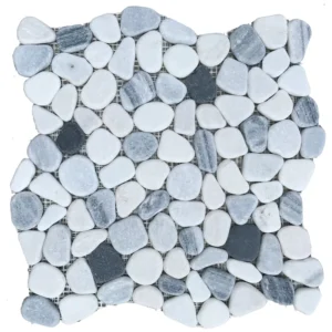 Tapete de baño diseño de piedras