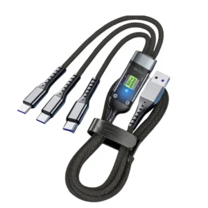 Cable 3 en 1 USB carga rápida tipo c micro lightning