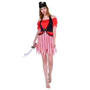 Disfraz de pirata mujer adulto fiesta