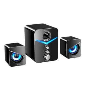 Bocinas gamer rgb bluetooth subwoofer 2.1 para pc LUCES RGB